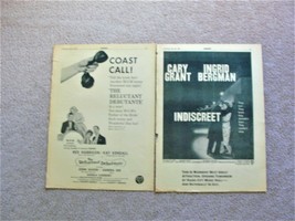 Indiscreet &amp; The Reluctant Debutante  ( 2)  Pages Movie Ads from Variety 1958. - £17.96 GBP