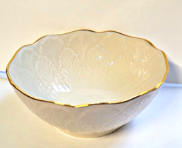 Vintage Lenox Dish Bowl Embossed Leaf Design 4 1/2&quot; EUC - $9.95