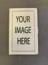 Business Card Holder Light Weight Anodized Aluminum Your Image Here Comp... - $9.85