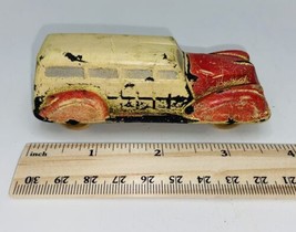  Sun Rubber Co. Woodie Wagon Red Cream Color 530 4&quot;  1930&#39;s vintage  - £15.66 GBP