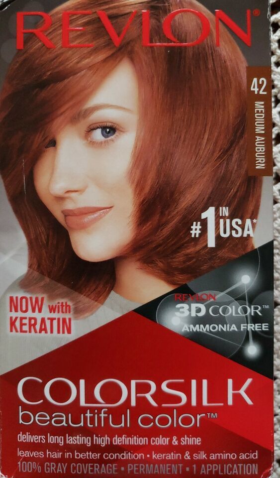 Primary image for Revlon ColorSilk Beautiful Color ~ 42 Medium Auburn ~ Color Hair Dye