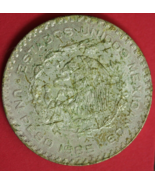 1965 Mexico Un 1 Peso .10 Silver Coin Morelos Estados Unidos Mexicanos G... - $14.24