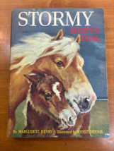 1963 Stormy Misty&#39;s Foalby M Henry Wesley Dennis SIGNED by Author Illustrator HC - £35.98 GBP