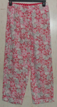 New Womens Victoria&#39;s Secret Snowflakes Flannel Lounge Pajama Pants Size M - £22.38 GBP