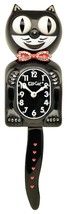 Limited Edition Red Bow Kit-Cat  Swarovski Crystals Jeweled Clock Heart ... - $2,984.53 MXN