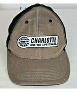 Charlotte Motor Speedway 2013 crew Hat Gray and Black One size - £14.27 GBP