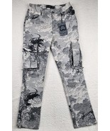 Rebel Vengeance Grim Reaper Skeleton Horse Tapestry Cargo Pants Mens 32 ... - $83.26 CAD