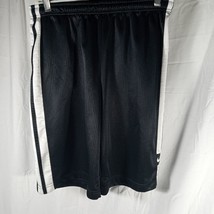 Nike  Shorts Throwback Men Large Black White Swoosh Nylon Pocket Outdoor... - $18.47