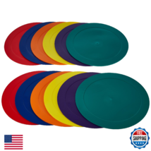 Color My Class Non-Slip Spot Markers, 9-Inch, Dozen, for Gym Floors - $36.20