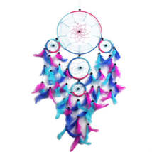 Creative Hand-Woven Crafts Dream Catcher Home Car Wall Hanging Decoration(Colorf - £6.05 GBP