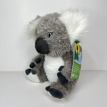 Koala Plush Grey Stuffed Animal Little Brownie Bakers Eucalyptus Leaf Pouch 10&quot; - £13.81 GBP