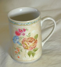 Floral Daze Stoneware Coffee Mug Tea Cup American Atelier - $12.86