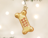 OLD WORLD CHRISTMAS DOG BISCUIT &quot;GOOD DOG&quot; DOG TREAT GLASS XMAS ORNAMENT... - $9.88