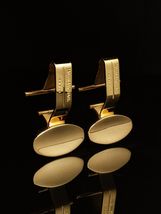 James Michael Gold Plated Cigar Ashtray Rests -New-Made in France image 7