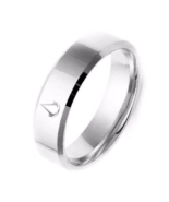 8mm Silver Assassin&#39;s Creed Ring Stainless Steel Men Band Couple Ring Si... - £20.02 GBP
