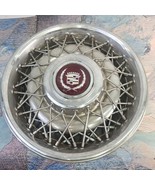 GM 1635123 1985-1992 Cadillac Fleetwood Brougham Wire Spoke Hub Cap w Re... - €116,41 EUR