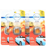 (4) Febreze Car Vent Clip Hawaiian Aloha Air Freshener Up To 30 Days 0.0... - $27.15 CAD