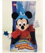 Playskool Disney Mickey Mouse Sorcerer&#39;s Apprentice Plush Stuffed Vintag... - $81.13 CAD