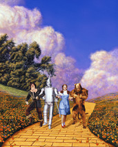 The Wizard Of Oz Color Judy Garland Cast 16x20 Canvas Giclee - £54.92 GBP