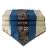 TIL133 blue Elephant table runner tablecloth tablerunner silk 150x30cm 5... - $17.99