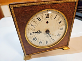 Seth Thomas Vintage Mantle Clock Poise E861 - 000 Convex Clock Glass Made In Usa - £19.54 GBP