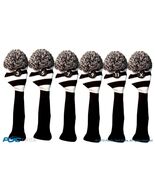NEW 3 5 7 9 11 X BLACK WHITE KNIT golf clubs Headcover Head covers Set R... - $134.15 CAD