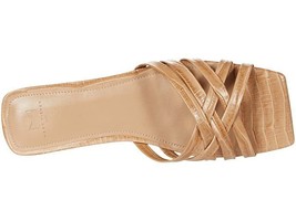 MARC FISHER Varro 2 Woven Flat sandals Square Toe Nude 7.5 Women - £23.32 GBP