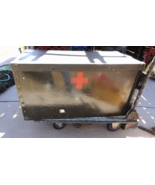 VINTAGE COLLECTIBLE WATERPROOF OLIVE DRAB US ARMY LARGE CONTAINER BOX 35... - €226,39 EUR