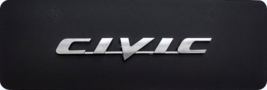 HONDA CIVIC  3D SCRIPT MINI PLATE- SELF ADHESIVE - $38.61