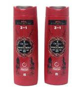 2× Old Spice The White Wolf 3-in-1 Body Hair Face Wash 16 oz NETFLIX The... - $259.13 MXN