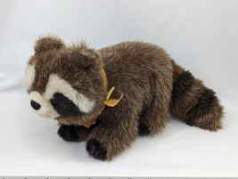 Gund Brown Raccoon Plush 7 Inch Tall 1993 Stuffed Animal Toy - £18.65 GBP