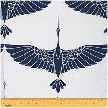 Wildlife Wonder Fabric - Red Crowned Crane Upholstery for C - $41.57