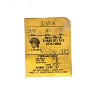 Apr 12 1983 St Louis Cardinals @ Pittsburgh Pirates Ticket Home Opener - £19.45 GBP