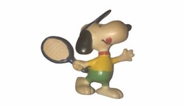 Snoopy Peanuts Vintage Small 1980’s Tennis Player Figure - $5.68