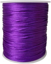 1.5 mm x 110 Yards Satin Cord Beading Braided Thread String for Chinese Lucky Kn - £17.08 GBP