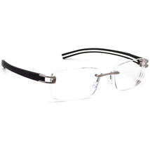 Tag Heuer Eyeglasses TH 7643 003 Gunmetal/Black/White Rimless France 54[]18 145 - £400.90 GBP