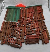 Lot Of (120) Vintage Lincoln Log Bits And Pieces - £46.51 GBP