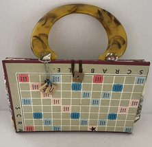 Handmade Scrabble Board Game Bag Purse - $200.00