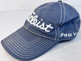 Titleist Foot Joy Cap Golf Pro V1 Gray Embroidered Adjustable Hat  - $11.29