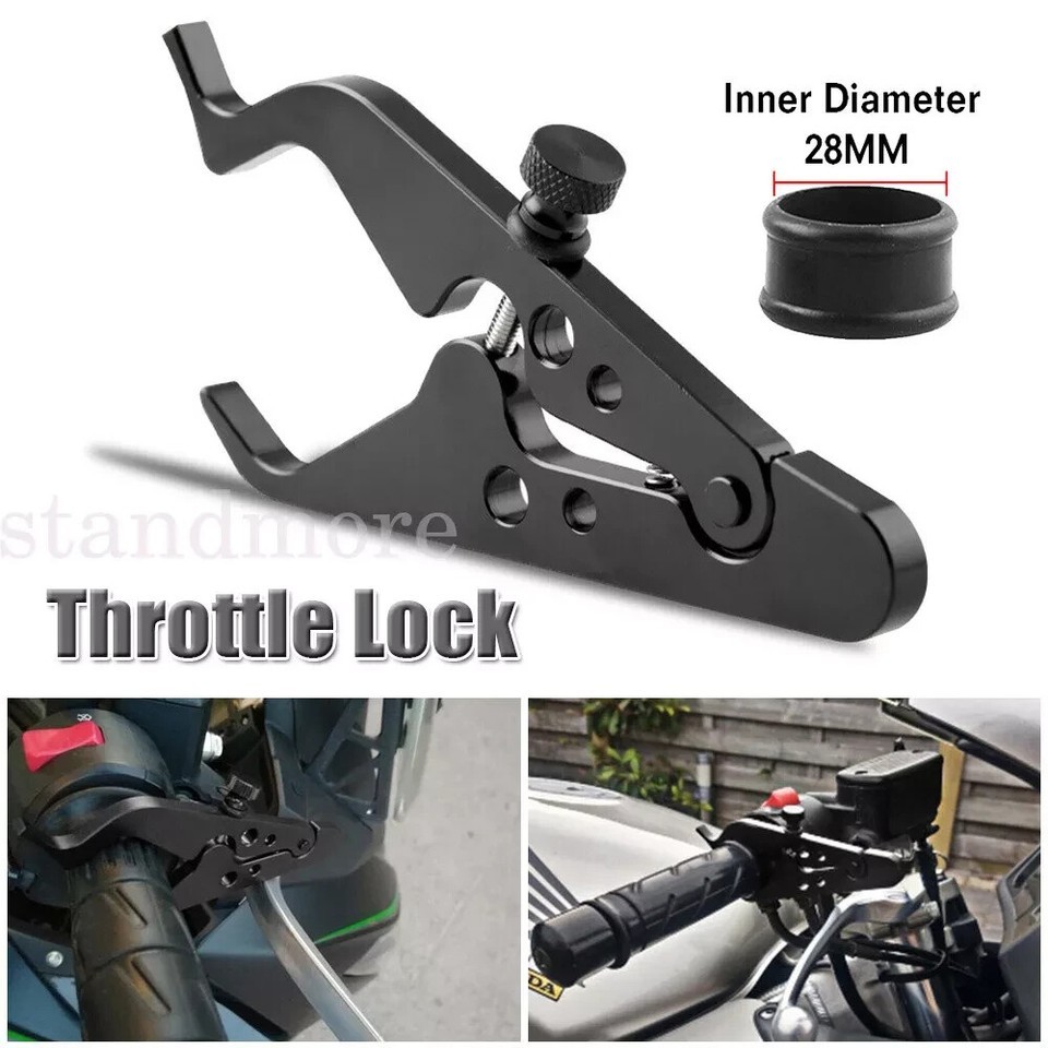 Motorcycle Cruise Control Throttle Lock Assist Retainer Grip Motorbike U... - $7.99