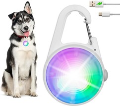 Dog Collar Light 4 Modes Rechargeable Dog Lights for Night Walking IP68 Waterpro - £16.36 GBP