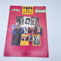 Tops In Pops 1990 Easy Piano Sheet Music Cher Roxette Lenny Kravitz Eddie Money - £10.07 GBP