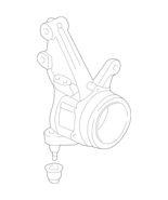 2002-2006 HONDA CR-V RIGHT FRONT KNUCKLE NEW GENUINE OEM PART 51210-S9A-982 - $2,753.15 MXN
