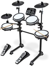 Lyxjam 7-Piece Electronic Drum Kit, Professional Drum Set With Real Mesh... - £259.78 GBP