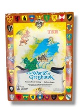 The World of Greyhawk Folio w/ BOTH MAPS Dungeons & Dragons Gygax 1980 TSR #9025 - £102.98 GBP