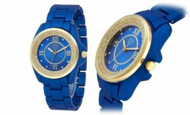 NEW Picard &amp; Cie 9362 Womens Eleanor Collection Blue/Gold Swarovski Pret... - $19.75