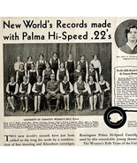 1931 Remington University Vermont Women&#39;s Rifle Team Advertisement Guns ... - $918.57 MXN
