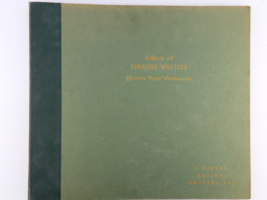 Boston Pops Orchestra, Arthur Fiedler – Album Of Strauss Waltzes 12&quot; 78x5 DM 445 - $28.49