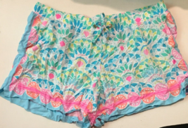Lilly Pulitzer shorts size L women pockets multicolor boho - $16.83