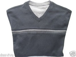 Van Heusen Fundamental Tier Collar LSLV Mens Warm T-Shirt Blues M (15.5 ... - $22.25